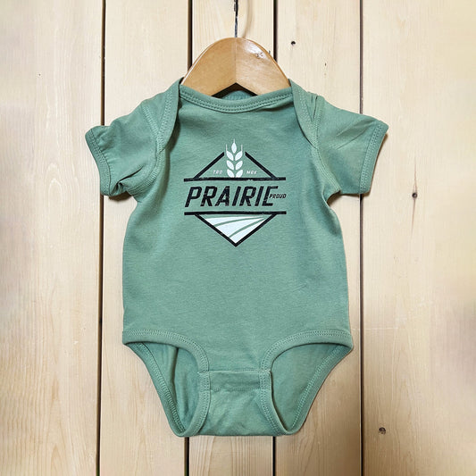 Kids - Home Quarter Baby Onesie - Sage