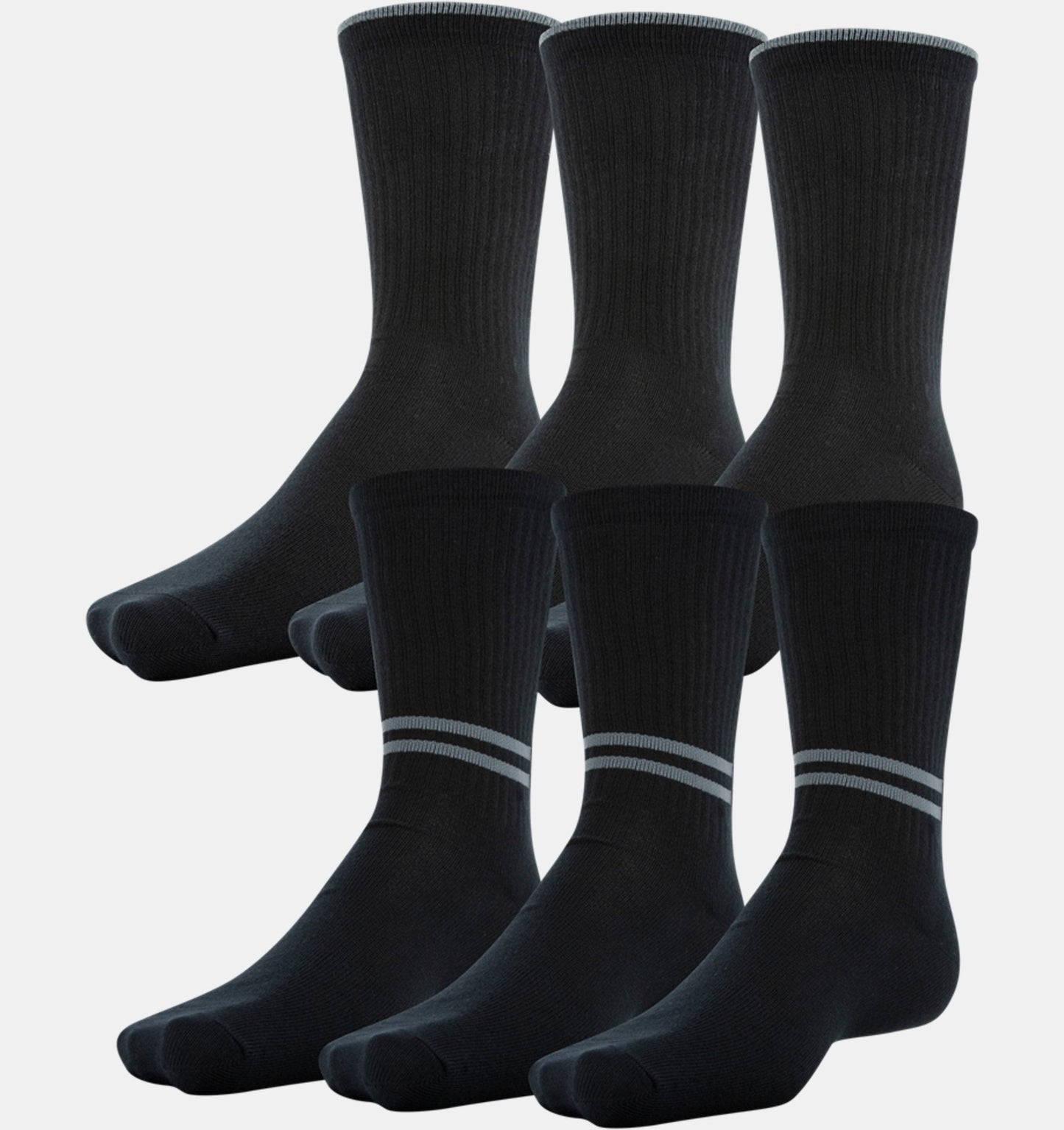 Men's Essential Crew Socks - 6 Pack