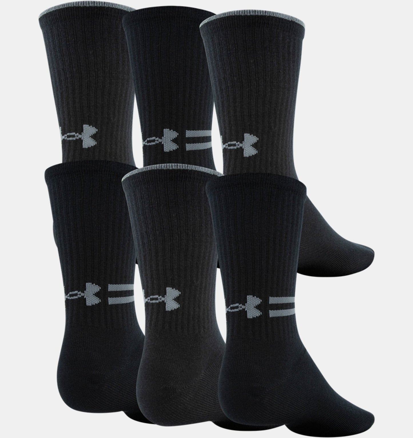 Men's Essential Crew Socks - 6 Pack