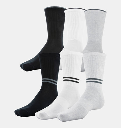 Men's Essential Crew Socks - 6 Pack