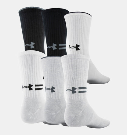 Men's Essential Crew Socks - 6 Pack