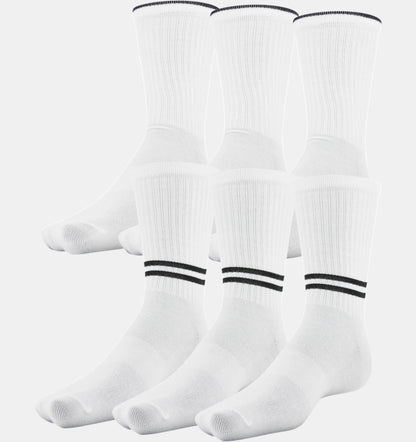 Men's Essential Crew Socks - 6 Pack