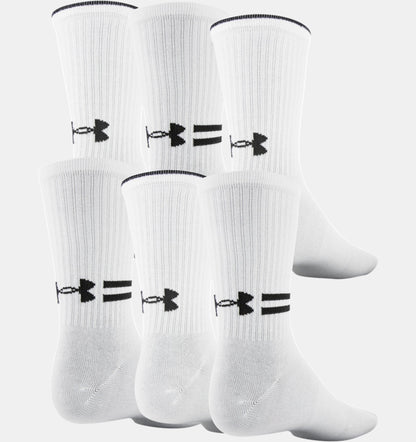 Men's Essential Crew Socks - 6 Pack