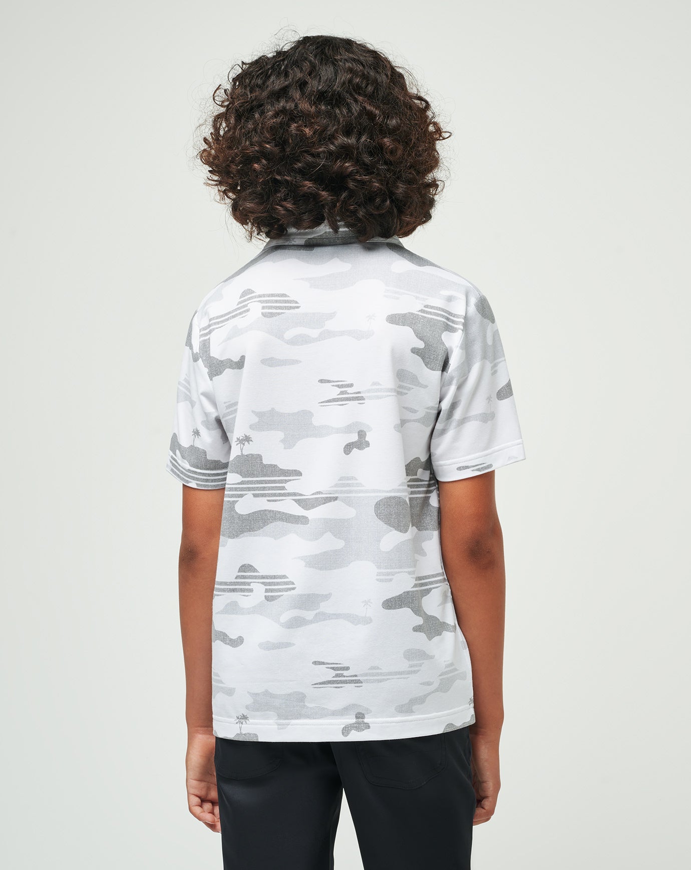 Heater Camo Youth Polo