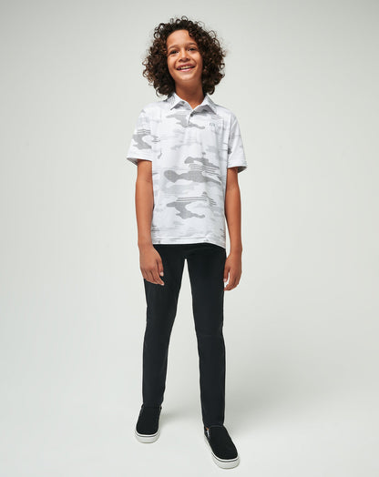 Heater Camo Youth Polo