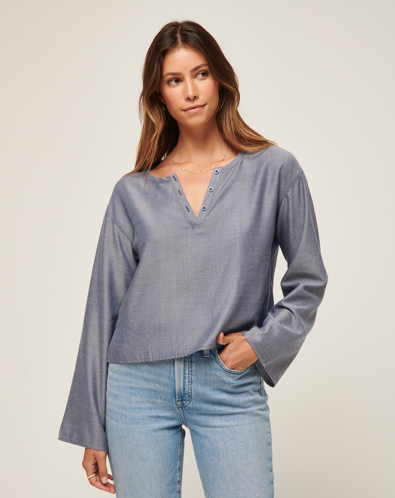 More Bubbles Please Twill Top