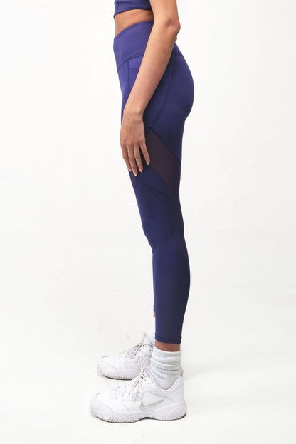 High-Rise Mesh Legging With Pockets