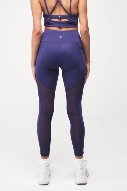 High-Rise Mesh Legging With Pockets