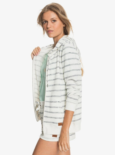 Women's Perfect Wave Stripes Zip-Up Hoodie