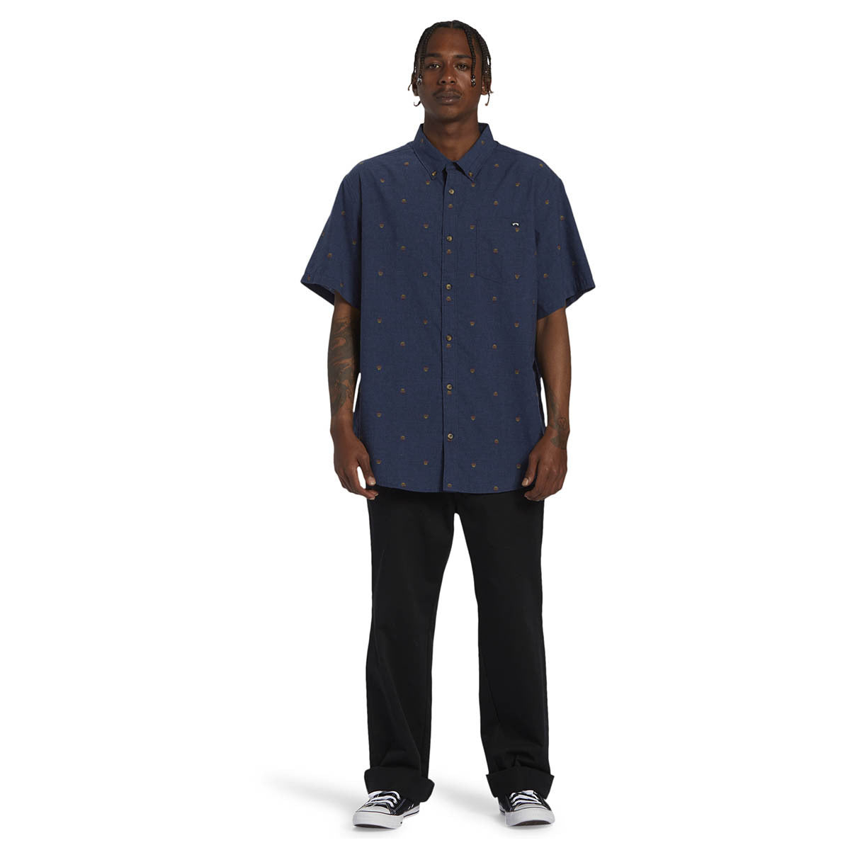 Men's All Day Jacquard Short Sleeve Shirt