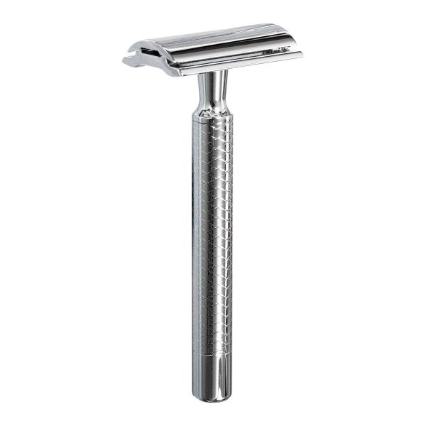 Dovo Prima Safety Razors Zinc Die Casting, Brass Wide Cross Pattern