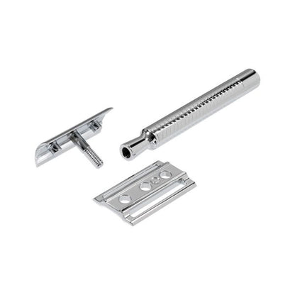 Dovo Prima Safety Razors Zinc Die Casting, Brass Wide Cross Pattern