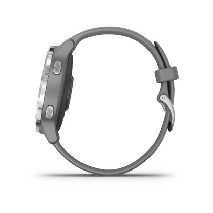 Vívoactive® 4S, Powder Grey With Silver Hardware