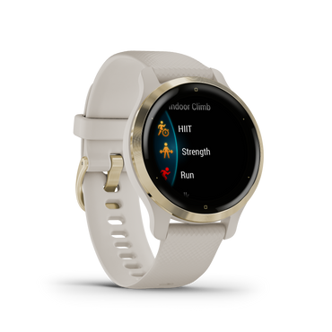 Venu® 2S
Light Gold Stainless Steel Bezel With Light Sand Case And Silicone Band