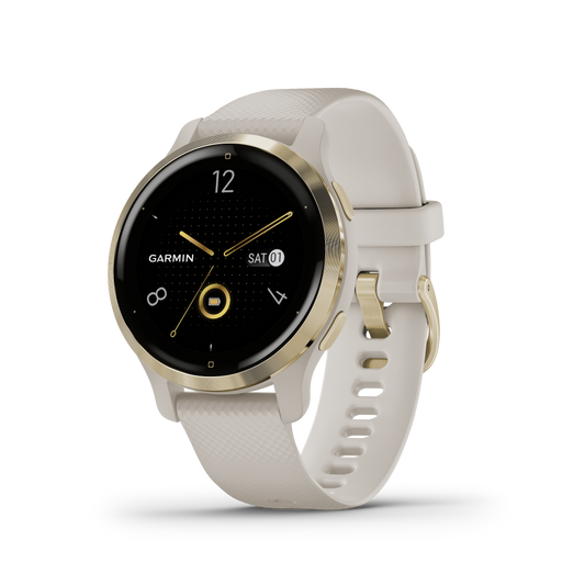 Venu® 2S
Light Gold Stainless Steel Bezel With Light Sand Case And Silicone Band