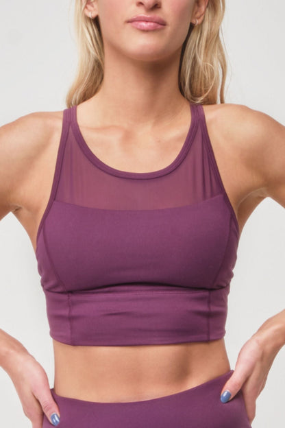 Mesh Sports Bra Top