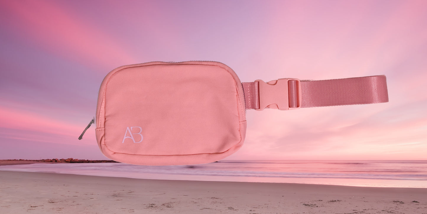 Sunset Pink Ethereal Crossbody Bag