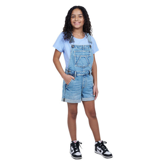 Girl's Henley Short Overall