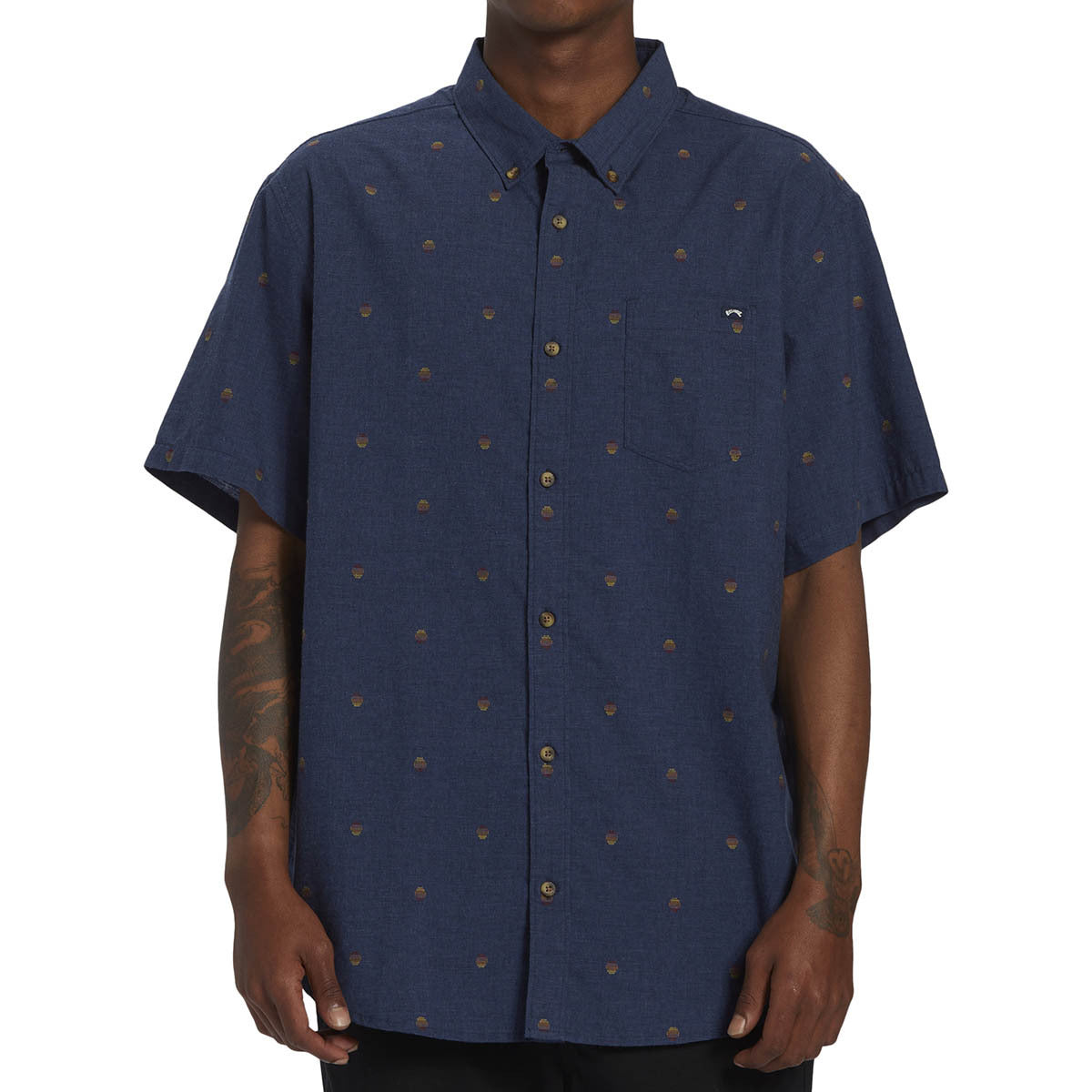 Men's All Day Jacquard Short Sleeve Shirt