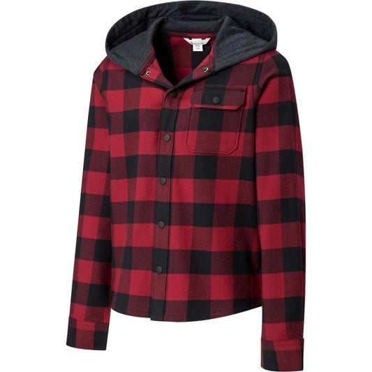 Boy's Hideout 2.0 Hooded Flannel Shirt