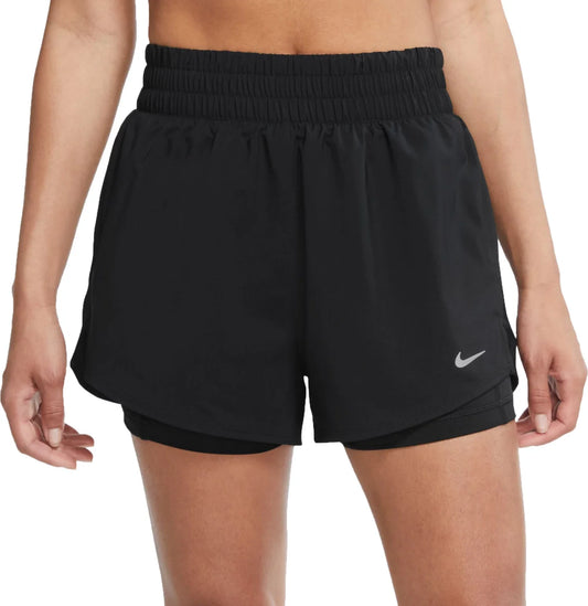 Women's Dri-FIT One High-Waisted 3" 2-in-1 Shorts