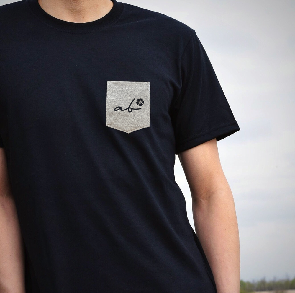 Mens - Alberta 5.0 Pocket T - Black / Grey