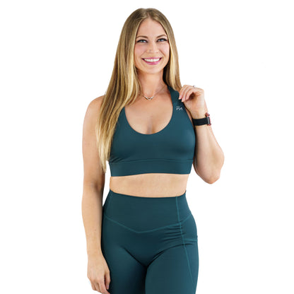 Affinity Sports Bra Emerald