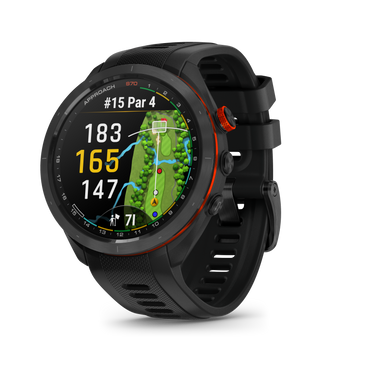 Approach® S70 Black Ceramic Bezel With Black Silicone Band