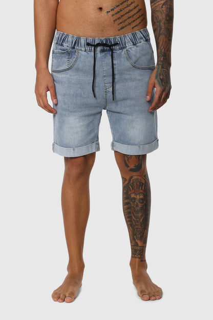 Folded Denim Short