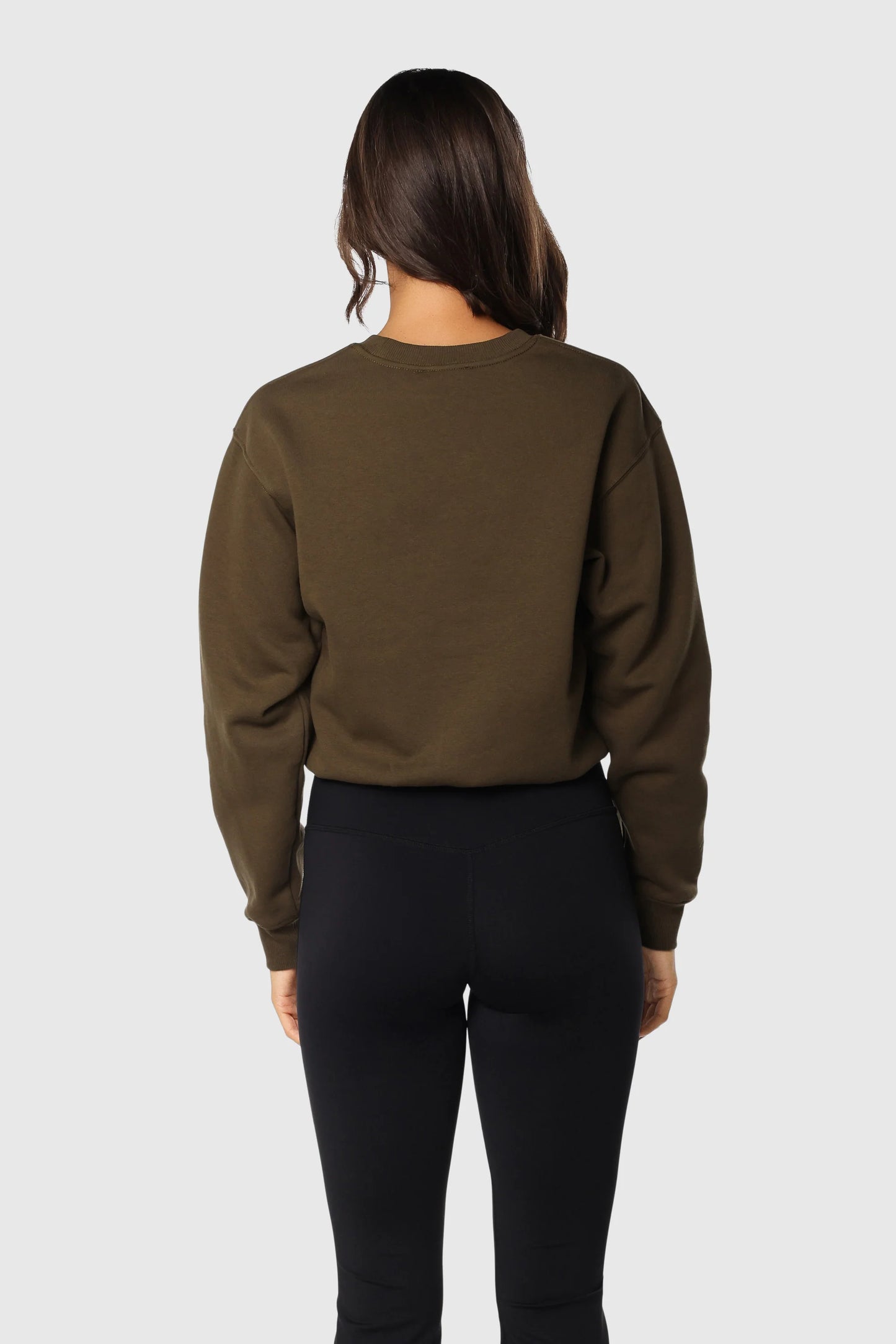 Cinch-Waist Crewneck