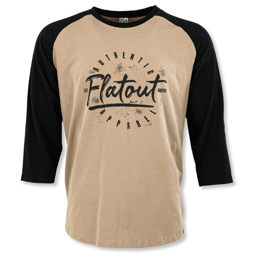 FA Raglan 3/4 (Black / Beige)