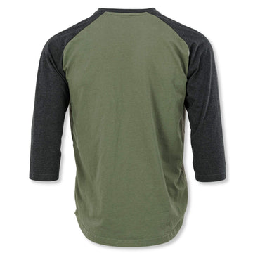 FA Raglan 3/4 (Charcoal / Olive)