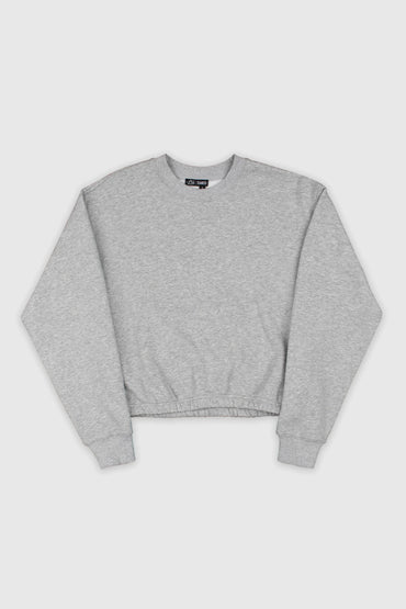 Cinch-Waist Crewneck