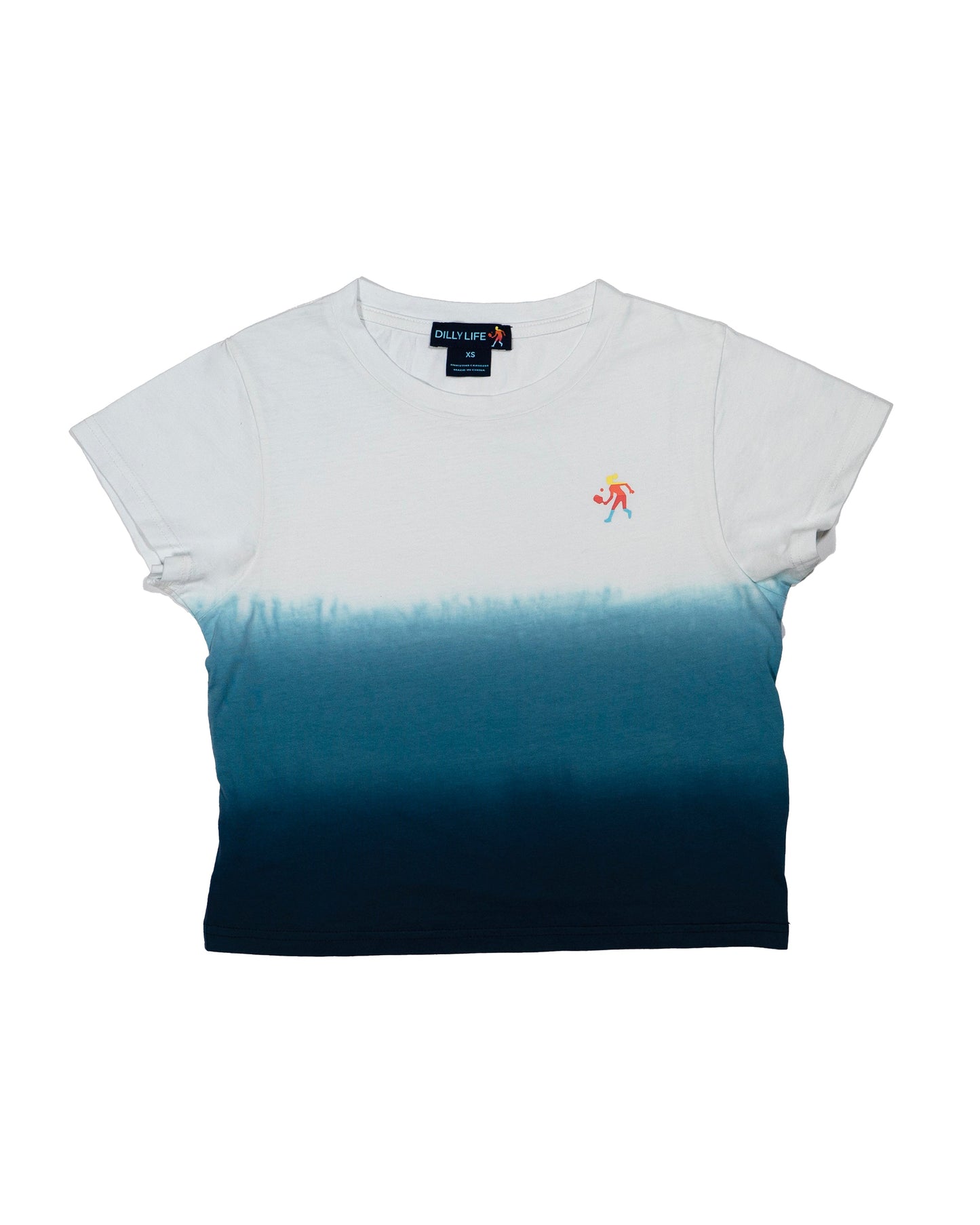 Dip Dye Cotton Blend Tee