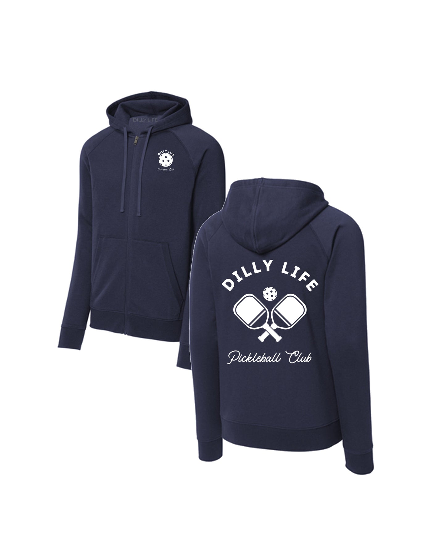 Crossed Paddle Full Zip Hoodie