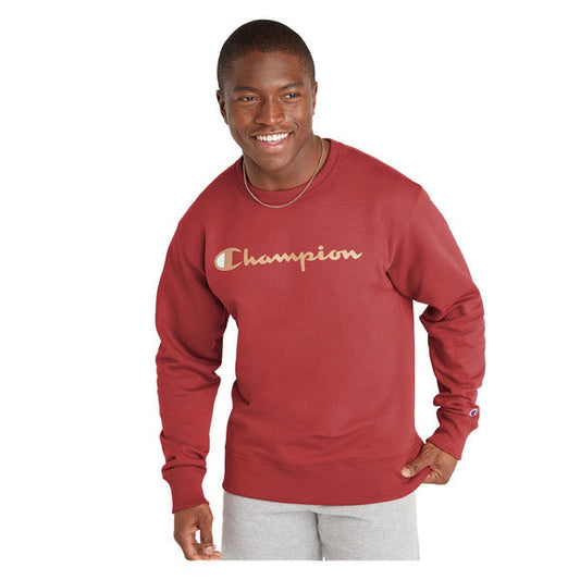 POWERBLEND FLEECE CREW SCRIPT LOGO MEN'S