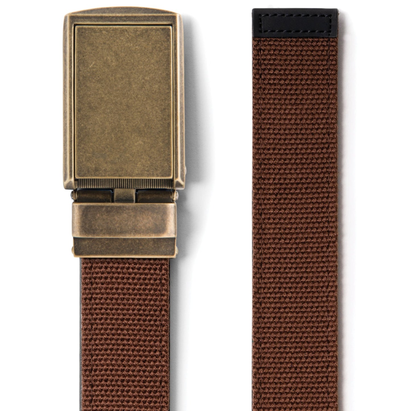 Canvas - Brown/Brass Belt