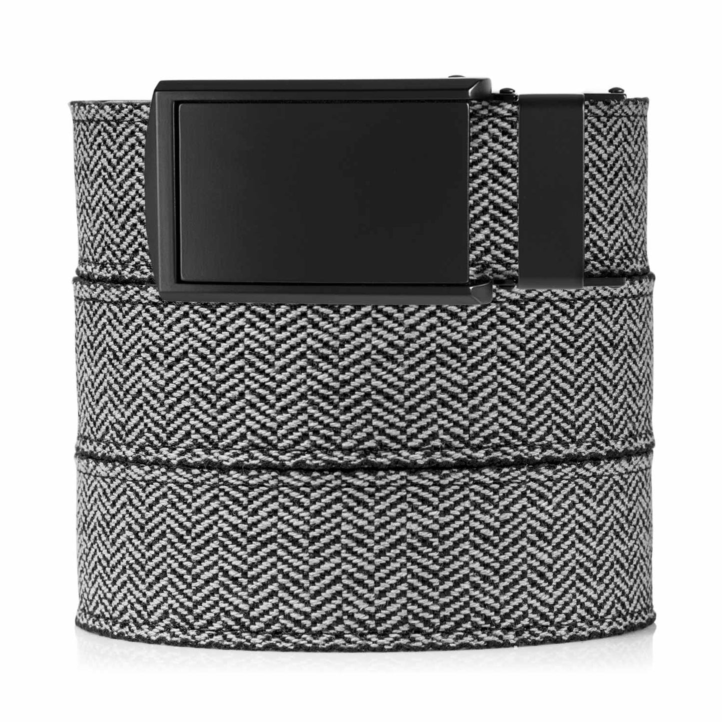 Canvas - Herringbone/MatteBlack Belt