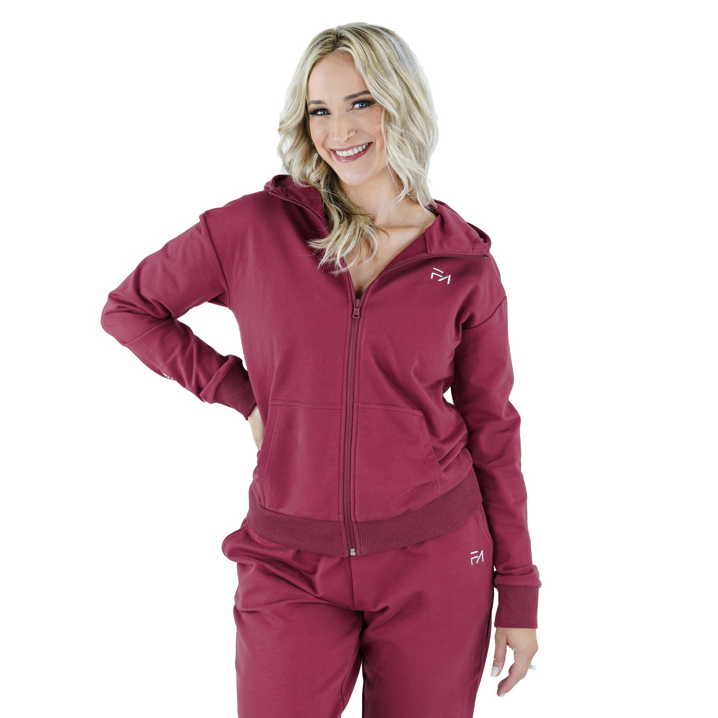 Evolution Zipup Hoodie Berry