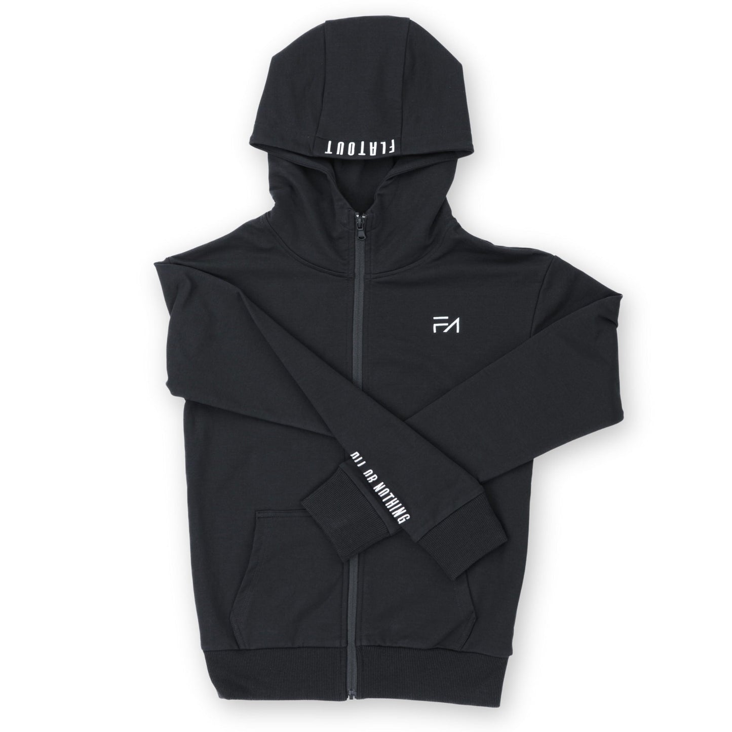 Evolution Zipup Hoodie Black