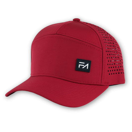 FA 7-Panel Red Snapback