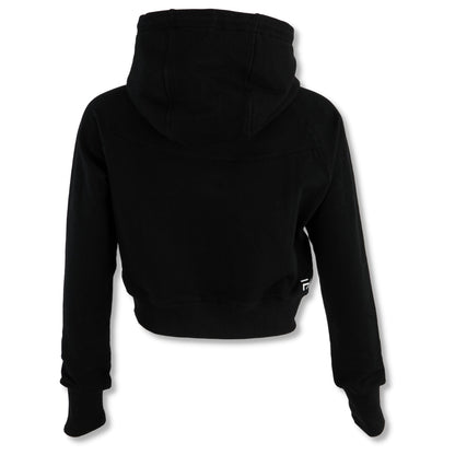 Foundation Crop Hoodie Black