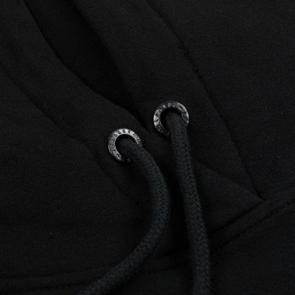 Foundation Crop Hoodie Black