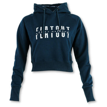 Foundation Crop Hoodie Navy