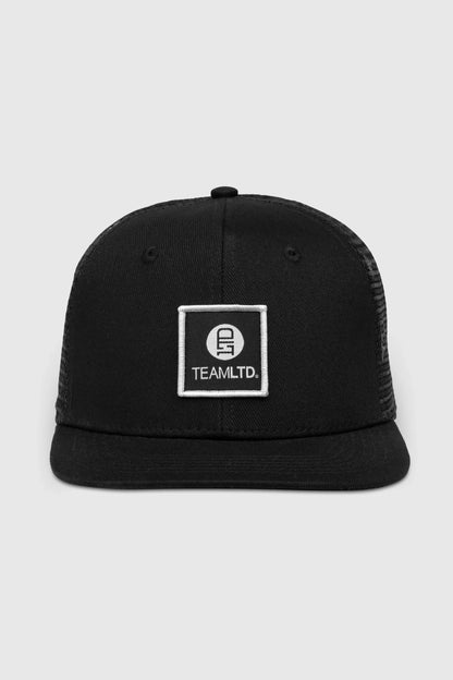 Black Logo Trucker