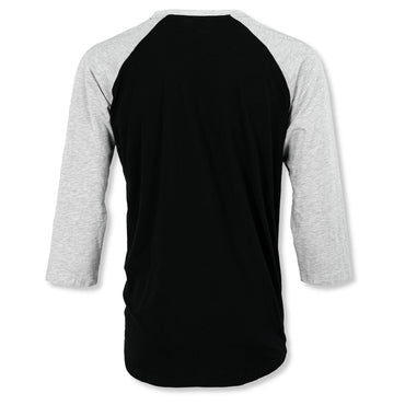 FA Raglan 3/4 (Heather / Black)