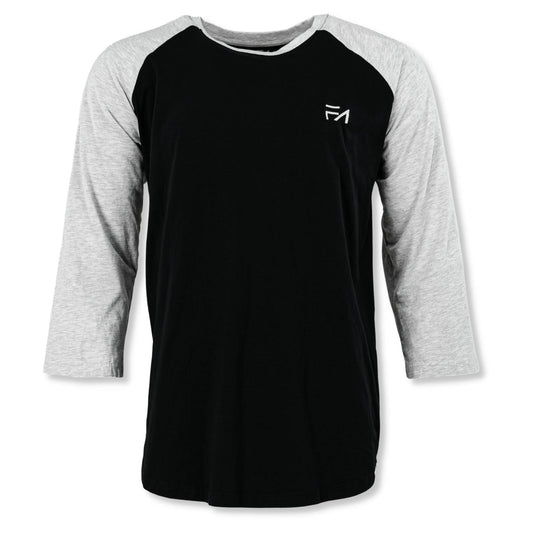 FA Raglan 3/4 (Heather / Black)