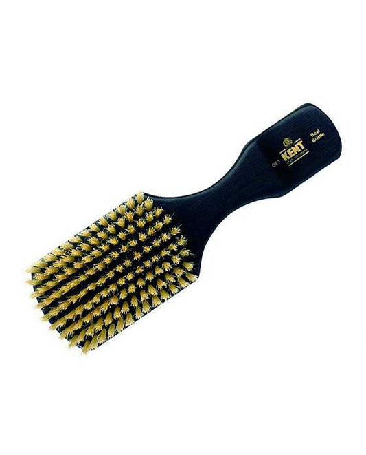 Kent Men's Brush, Rectangular Head, White Bristles, Ebonywood