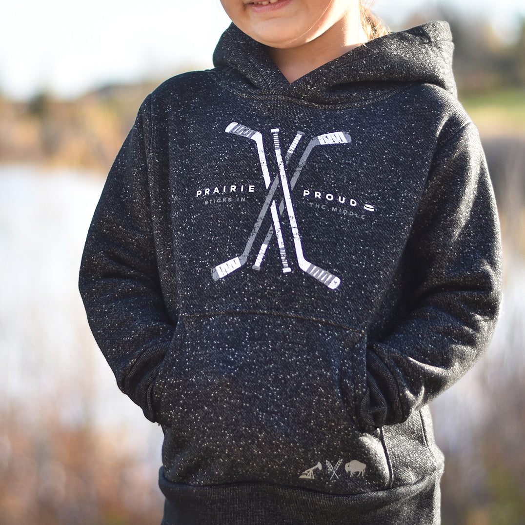 Kids \ Youth - Sticks in the Middle Hood - Heather Charcoal