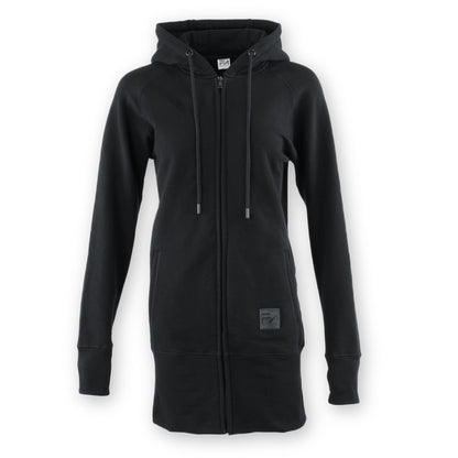 Kora Long Zipup Hoodie Black